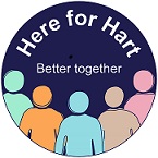 five people images Here for Hart, better together