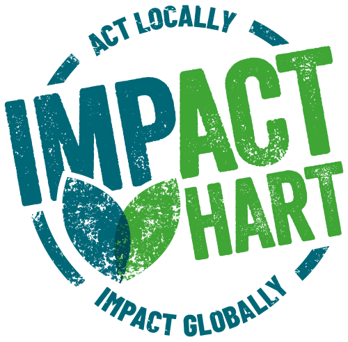 Impact Hart logo Act Locally Impact Locally