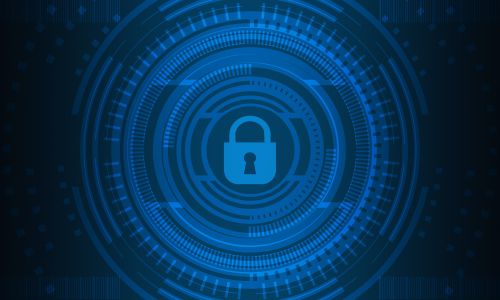 blue padlock