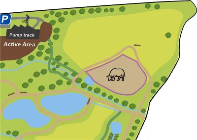 Map showing where cattle are grazing